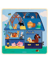 Puzzle 3 niveaux - Chez Moo