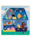 Puzzle 3 niveaux - Chez Moo
