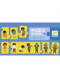 Puzzle trio - Puzzle frise je m'habille