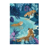 Puzzles Tigres Au Clair De Lune 1000pcs