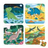 4 puzzles évolutifs - Dinosaures