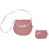 Sac + porte-monnaie marsala / imp. nude