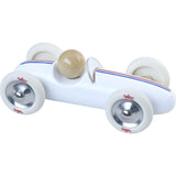 Voiture Grand Prix Vintage - MM blanc